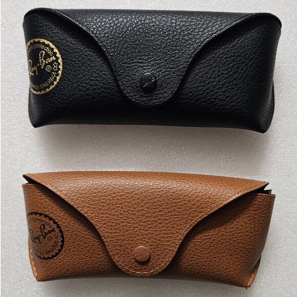 Ray- Ban Sunglass Case ( Set of 2) Tan and Black - Picture 4 of 4